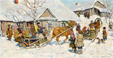 bonhams konstantin semenovich vysotskiy russian 1864 1938 winter