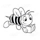 Bee Reading Abeka Clipart Line Clip sketch template