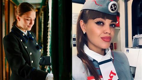 16 russian female train conductors that will make your journey cozy