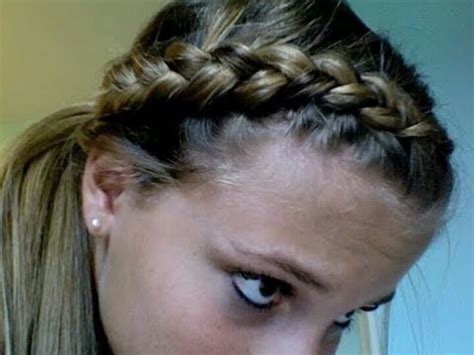 really easy used to do this for gymnastics meets hair