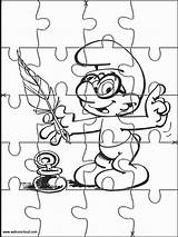 Puzzle Coloring Jigsaw Smurfs Pages Puzzles Kids Cut Printable Crafts Websincloud Stethoscope Games Activities Getcolorings Getdrawings Color Visit Printout Colorings sketch template