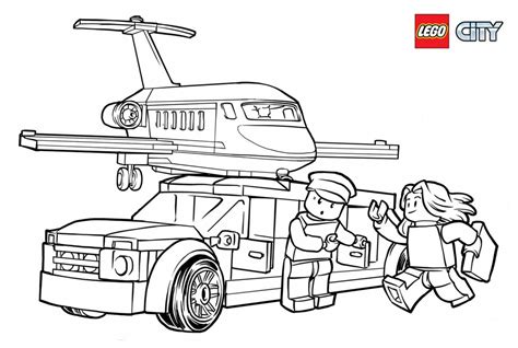 lego city police coloring pages  airport  printable coloring pages