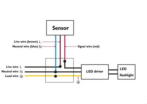 motion detector wiring diagram