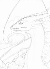 Eragon Saphira Wip sketch template