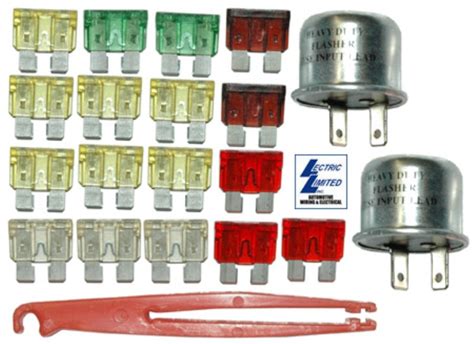 fuse flasher kit  piece  shop electrical wiring  switches