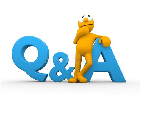 question answer stock illustration illustration  confusion