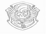 Ravenclaw Crest Getcolorings Hogwarts sketch template
