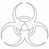 Biohazard sketch template