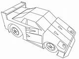 Coloring Ferrari Pages Eclipse Mitsubishi Cartoon F40 Wecoloringpage Printable Getcolorings Drawing Throughout Getdrawings sketch template