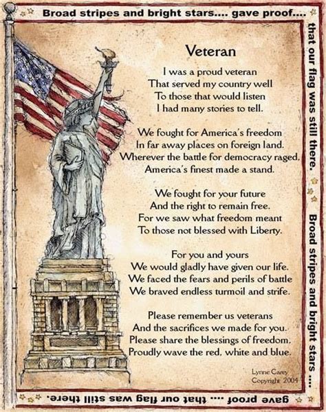 pin  sharon kerwin  america veterans poems veterans day poem memorial day quotes