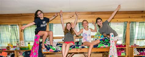 Cabin Life Living At Camp Wicosuta For Girls In New Hampshire