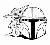 Yoda Grogu Mandalorian Dibujos Babyyoda Kolorowanka sketch template