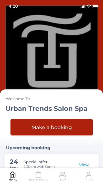 urban trends salon spa  iphone