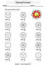 Worksheet Fractions Math Printable Fraction Grade Primary Coloring Shapes Worksheets Color Introduction Class Kids Singapore Mathinenglish Click Grade2 Material Printing sketch template