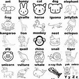 Coloring Pages Alphabet Animals Printable Print Animal Colouring Printables Color Kids Happy Sure Madewithhappy Things sketch template