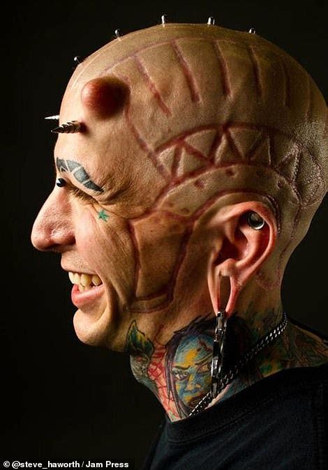 Body Modification Artist Specializes In Metal Mohawks