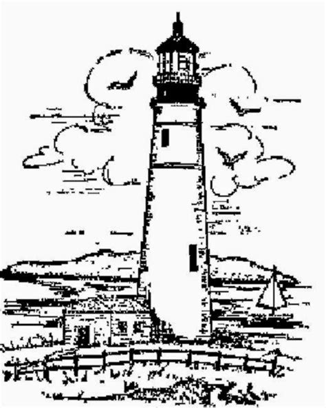lighthouse coloring sheets  coloring sheet