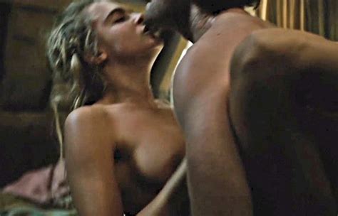 cara delevingne topless in tulip fever the nip slip