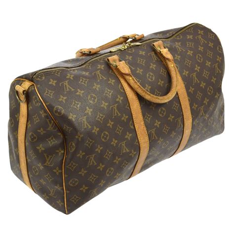 louis vuitton monogram keepall  duffel bag luxurylana boutique