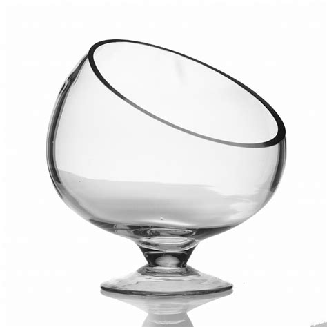 7 Clear Glass Footed Bias Bowl Wilford And Lee Home Accents