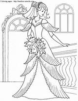 Colouring Princesses Pages Miracle Timeless Coloring sketch template