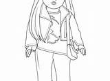 Pages American Girl Coloring Isabelle Doll Isabella Top sketch template