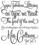 Tattoo Calligraphy Fonts sketch template