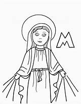 Mary Mother Coloring God Colouring Color Popular Library Clipart sketch template