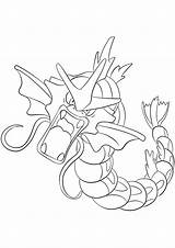 Gyarados Coloriages Enfants Pokémon Generation Justcolor Charizard Evolue Génération Perso sketch template