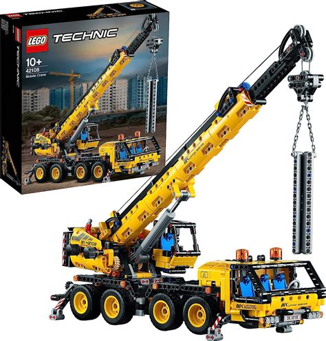 lego  technic mobile crane truck toy construction vehicles building set amazoncouk