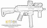 Kitfox Tacticaldistributors Weapon sketch template