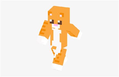 orange cat skin skin de minecraft gato transparent png