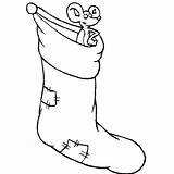 Sok Kerst Sokken Noel Chaussettes Socks Kerstsokken Coloriages Stocking Kerstsok Calcetines Colorier sketch template