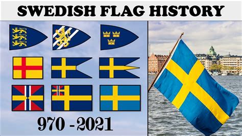 swedish flag history  flag  sweden   youtube