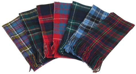 stock special scottish lambswool tartan scarf   scotland