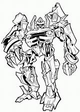 Megatron Colorear Transformer Colouring Clipartmag sketch template