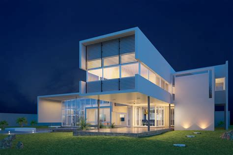 uro house  render  postprocessing ronen bekerman  architectural visualization