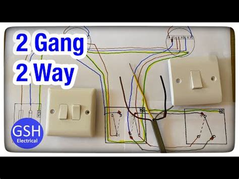 wiring diagram    gang switch converting     switching   plate wiring