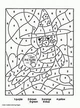 Coloring Pages Color Halloween Number Kids Coded Owl Printable Worksheets Sheets Education Math Addition Printables Choose Board Multiplication Joy Kindergarten sketch template