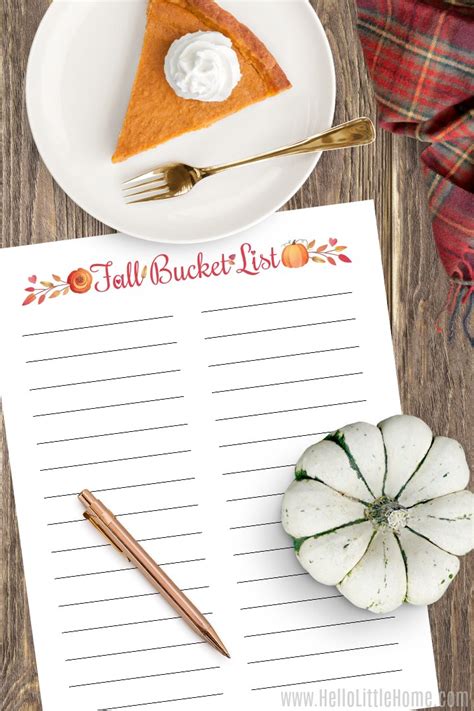 fun fall bucket list ideas   home
