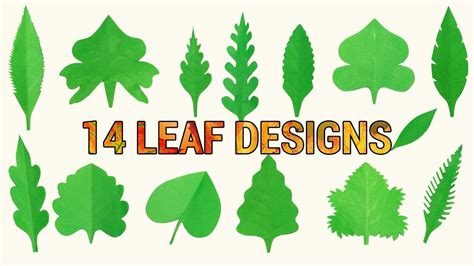 diy paper leaves   leaf cutting design ideas