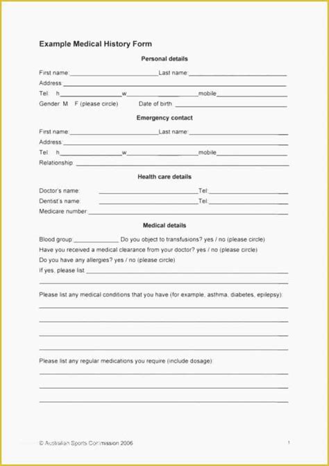 medical discharge forms templates  top  trust printable fake