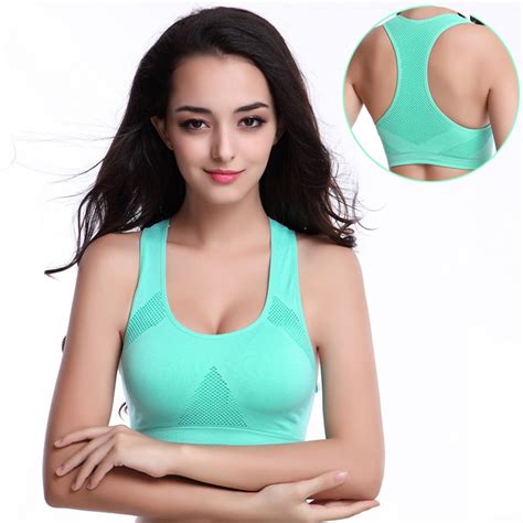 Women S Seamless Double Layer Push Up Comfort Breathable Sport Bra In