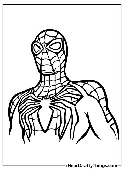 printable spider man coloring pages updated