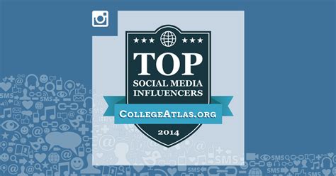 most influential colleges on instagram 2014
