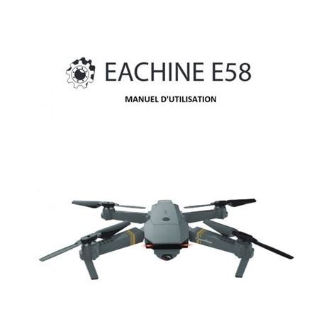 eachine notice complete en francais du  drone xpro envoi par courrier accessoires