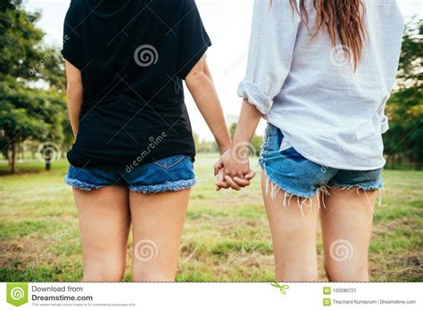 Lgbt Lesbian Women Couple Moments Happiness Lesbian Women