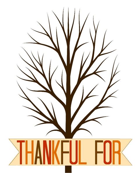 thankful tree printable