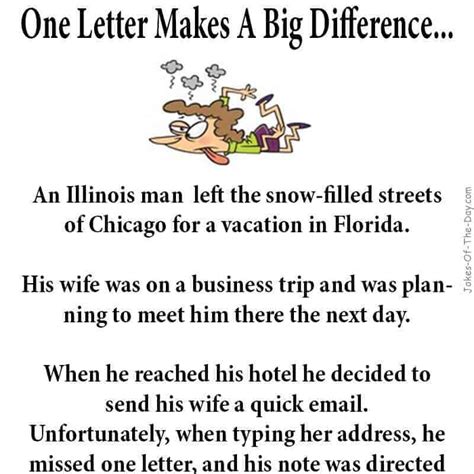 one letter can make a big difference funny joke funny