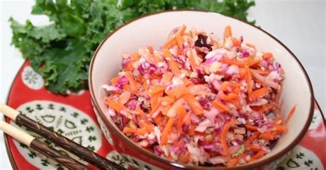 Vegan Recipe Springtime Carrot Slaw Mindbodygreen